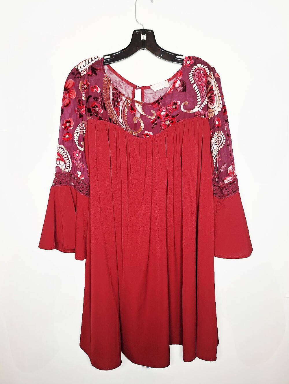 Altar'd State "Boho In Paisley" Bohemian, Whimsigoth, Baby Doll Dress.